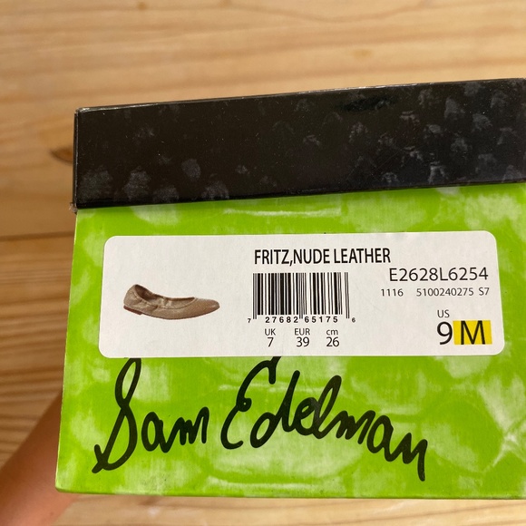 SAM EDELMAN Light Pink Logo Flats - Picture 5 of 6